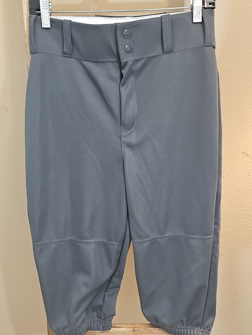 Alleson Dark Grey Athletic Knee Length Baseball Pants 80185